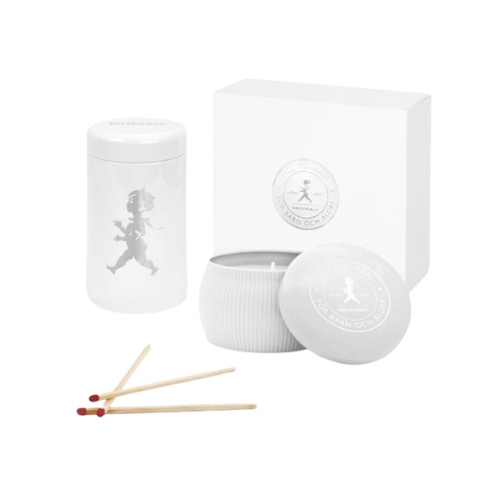 Gift box scented candle + match tube