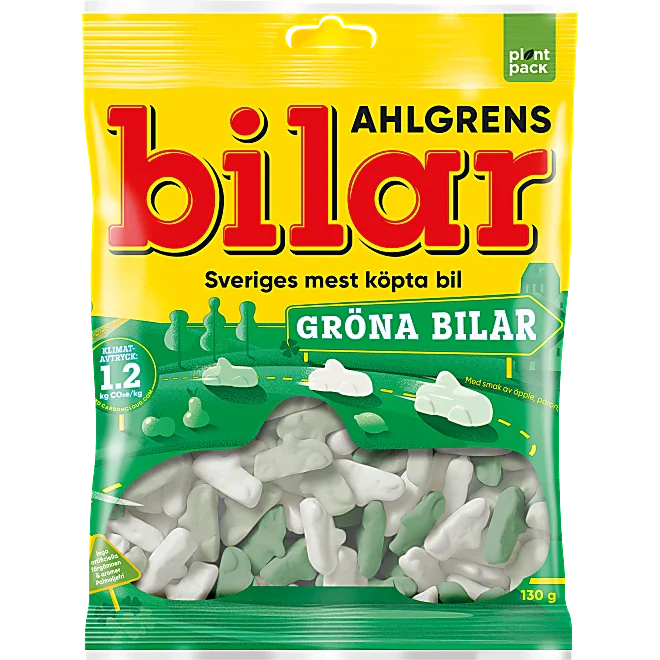 Ahlgrens Gröna Bilar 160g