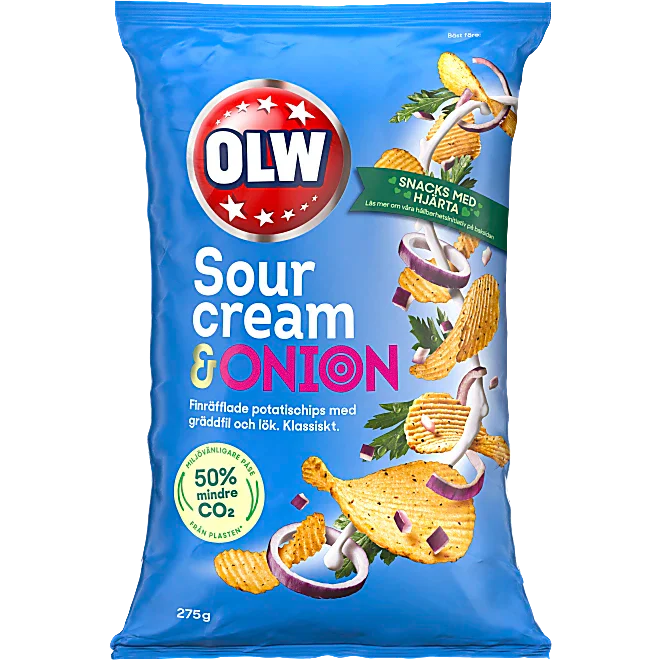 Chips Sourcream & Onion OLW 275g