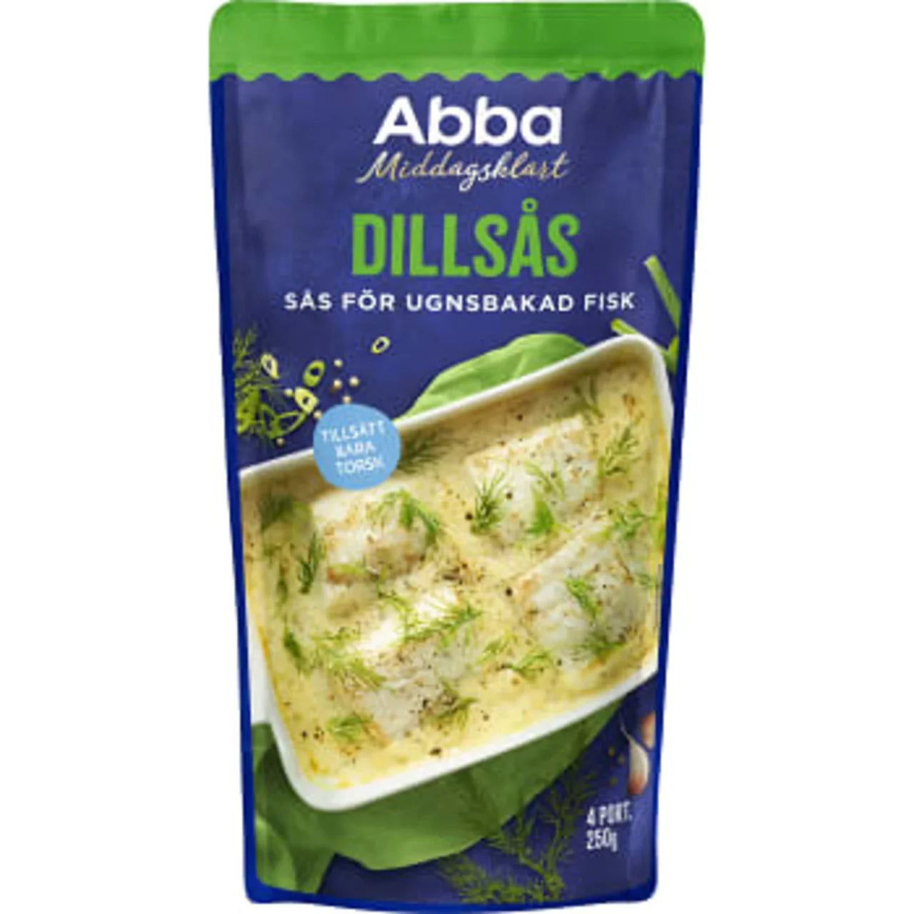 Dillsås För Ugnsbakad Torsk 4 Port Abba 250g