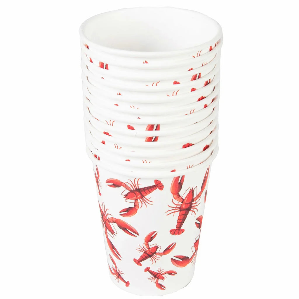 Engångsmuggar Kräftskiva 25cl 12-p