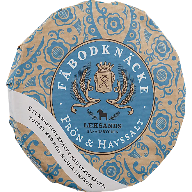 Knäckebröd Fäbodsknäcke Frön & Havssalt Leksands 530g