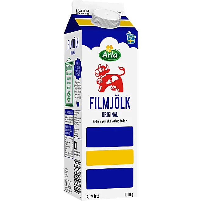 Filmjölk 3% Arla 1000g