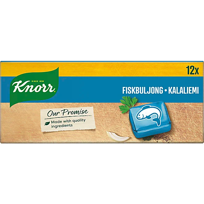 Fiskbuljongtärningar Knorr 12x10g