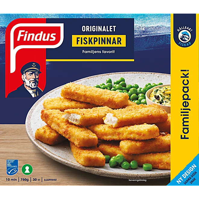 Fiskpinnar Original Findus 750g