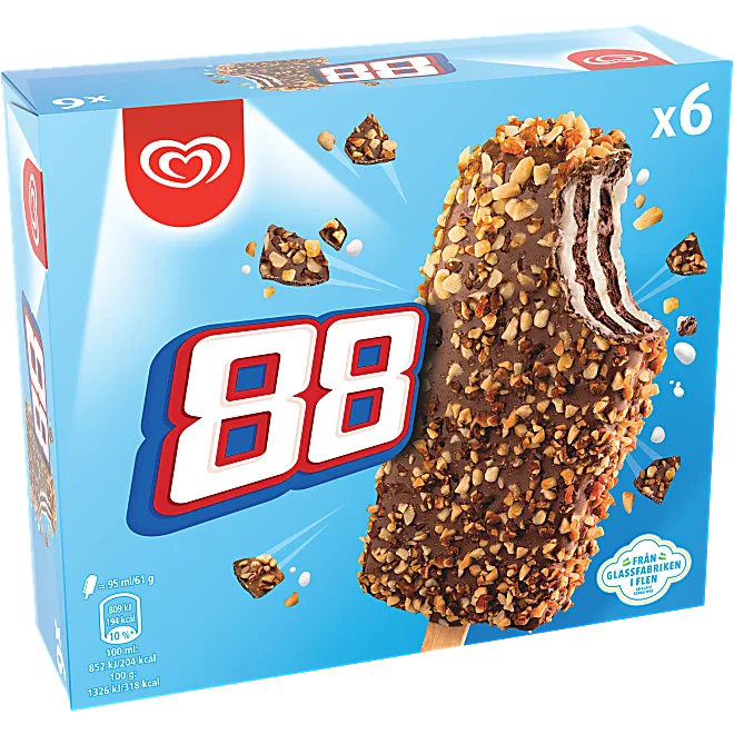 Glass 88'an 6-pack GB 366g