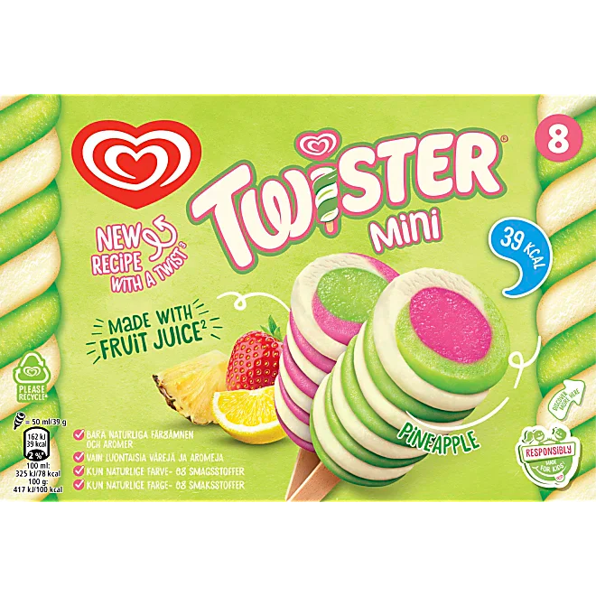 Glass Twister mini 8-pack GB