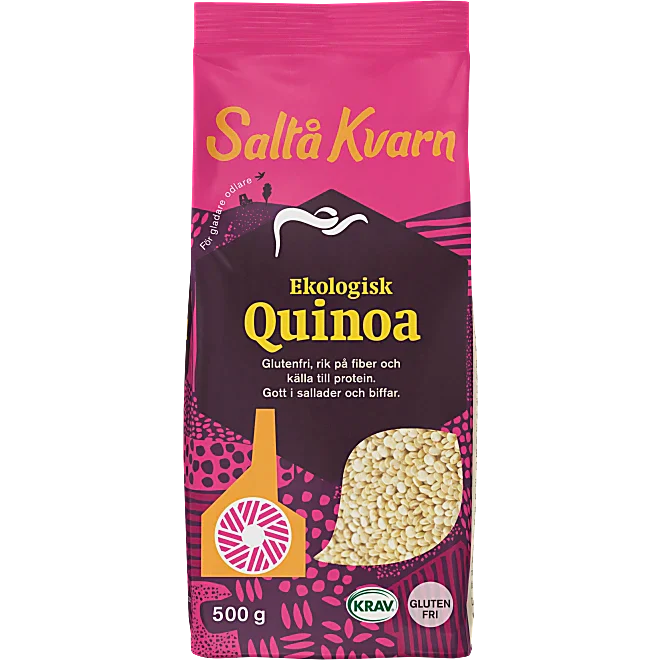 Quinoa Ekologisk Glutenfri Saltå Kvarn 500g