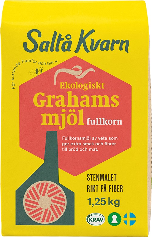 Grahamsmjöl Krav Saltå Kvarn 1.25kg