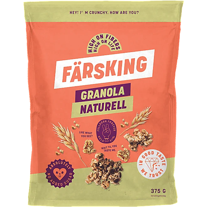 Granola Naturell Färsking 375g