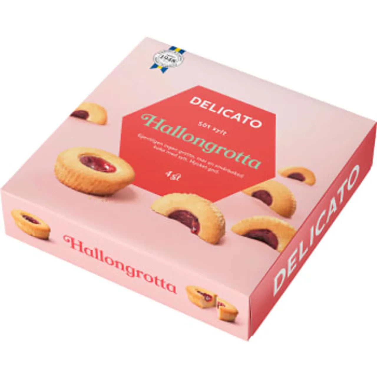 Hallongrotta Delicato 168g