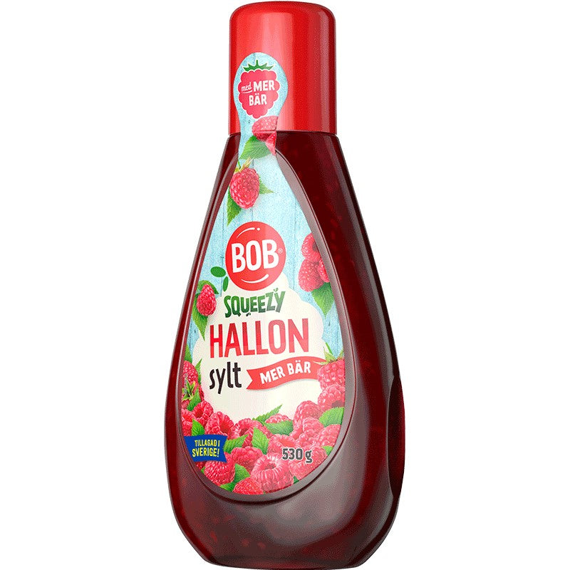 Hallonsylt Squeezy BOB 530g