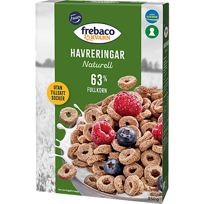 Havreringar Frebaco 350g
