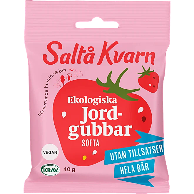 Jordgubbar Ekologiska Saltå Kvarn 40g
