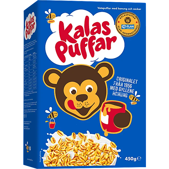 Kalaspuffar Honey Monster 450g