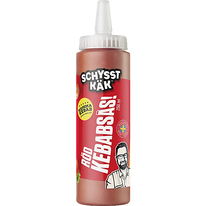 Kebabsås Röd Schysst Käk 250ml