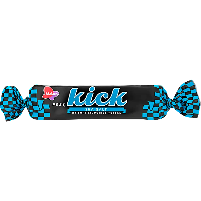 Kick Sea Salt Lakritskola Malaco 19g