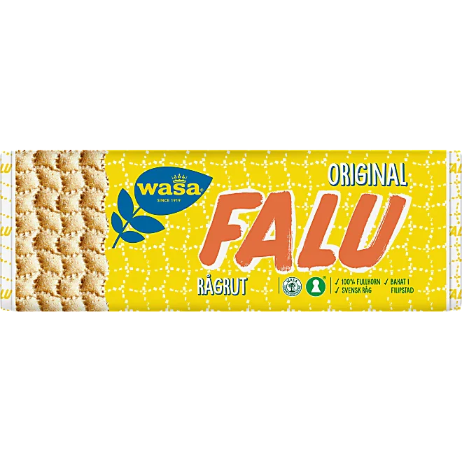 Knäckebröd Falu Råg Rut Wasa 470g