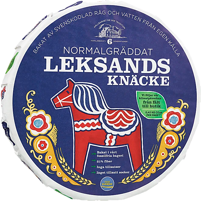 Knäckebröd Normalgräddat Leksands 830g