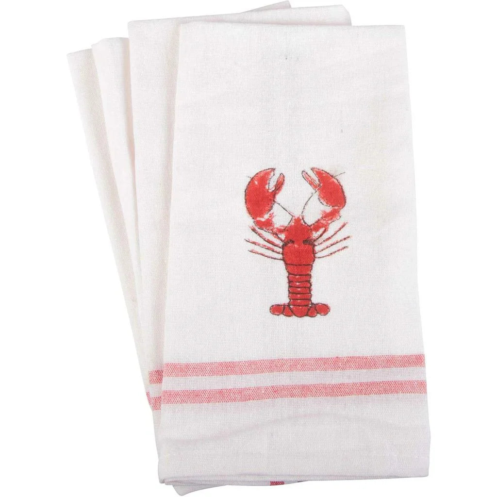 Kökshandduk/Servett Kräftskiva 4-p