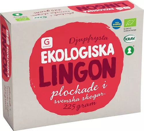 Lingon Frysta Plockade Ekologiska Garant 220g