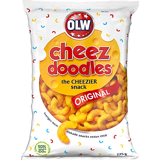 Ostbågar Cheez Doodles OLW 225g