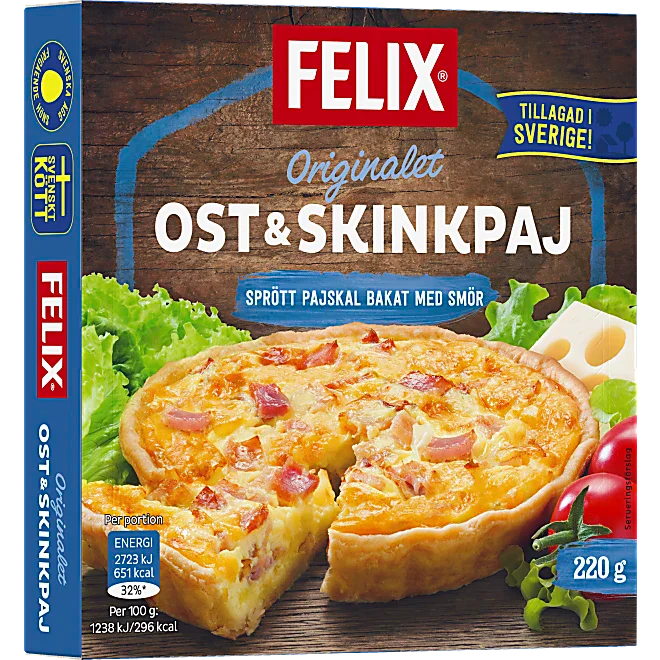 Paj Ost & Skinka Felix 220g