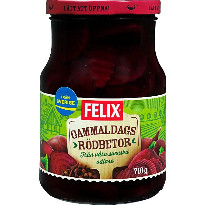 Rödbetor Skivade Gammaldags Felix 710g