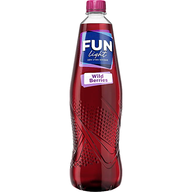 Fun Light Wild Berries Sockerfri 1 Liter