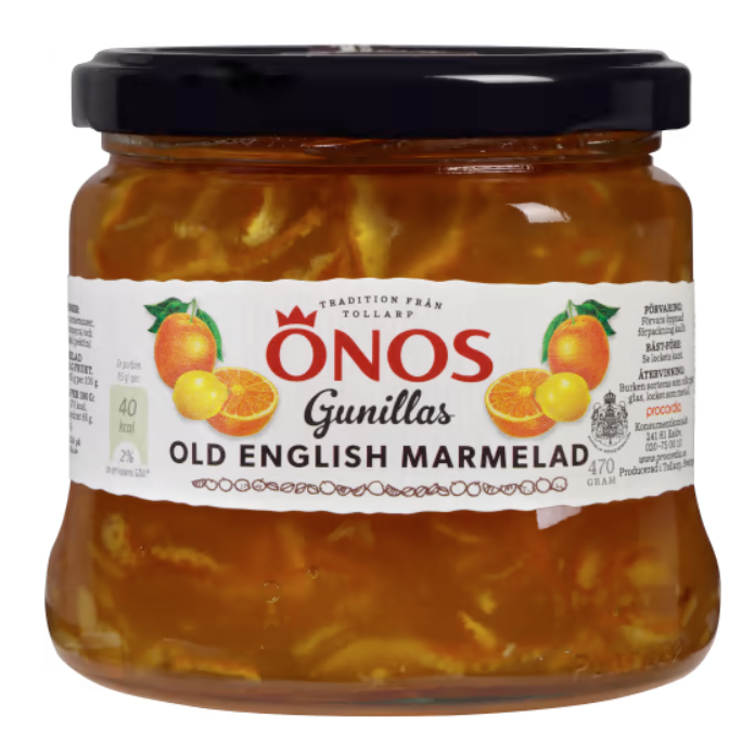 Apelsinmarmelad Gunillas Old English Önos 470g
