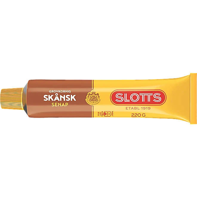 Senap Skånsk Grovkornig Slotts 220g
