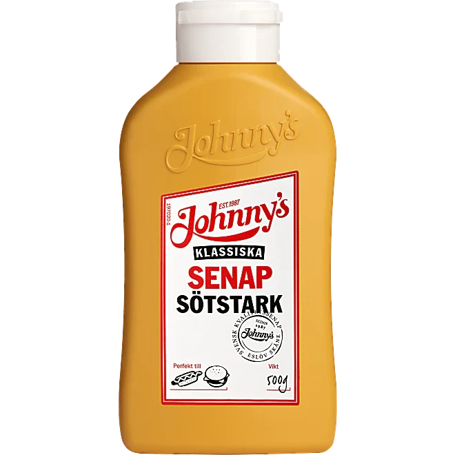 Senap Sötstark Johnny's 500g