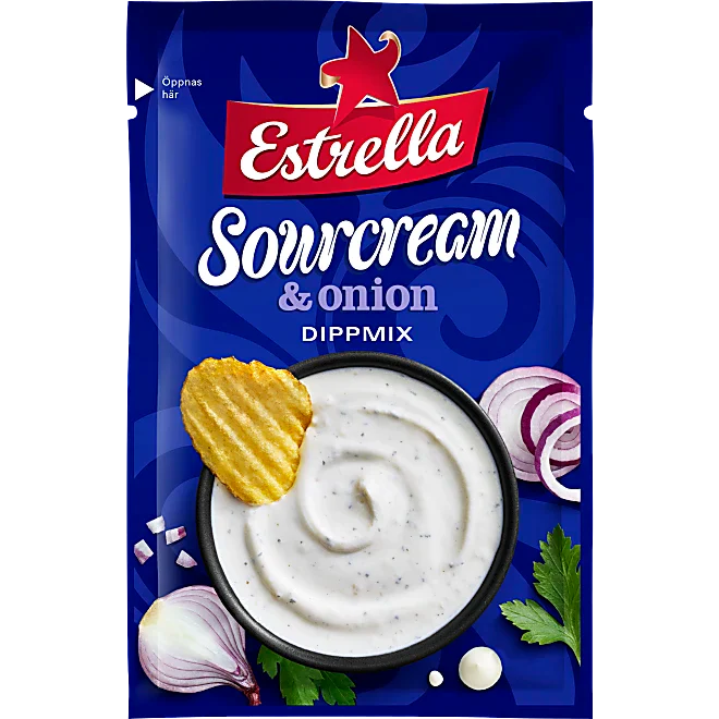Dipp Sourcream & Onion Dippmix Estrella 24g