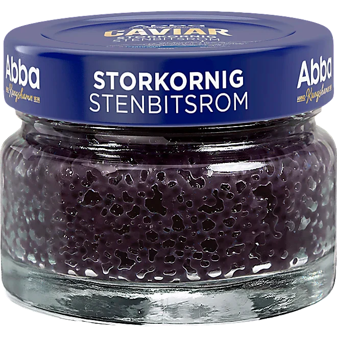 Rom Stenbitsrom Svart Storkornig Abba 80g