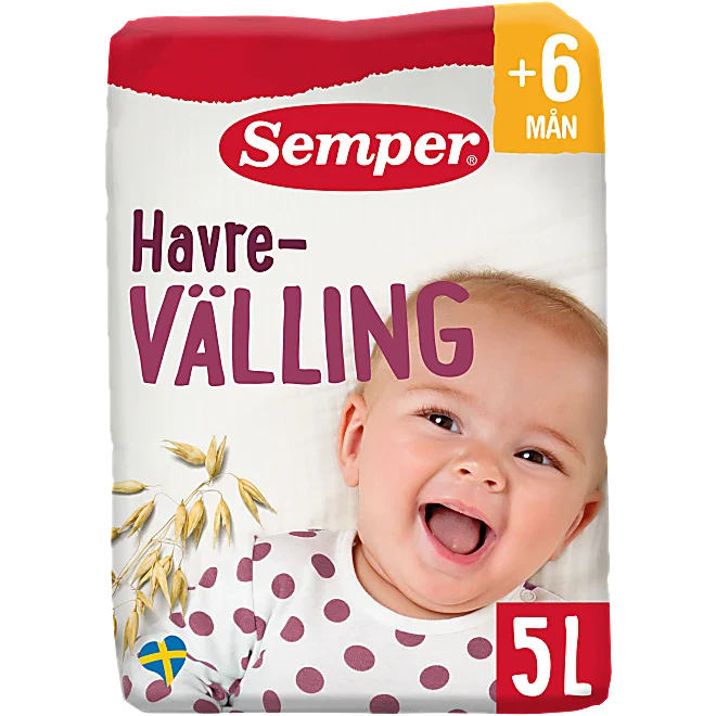 Havrevälling Mild Från 6m Semper 5L