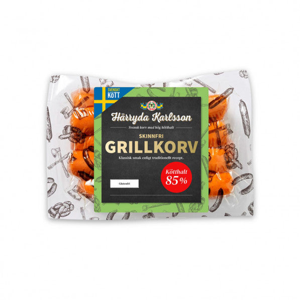 Grillkorv 85% Härryda Karlsson 400g
