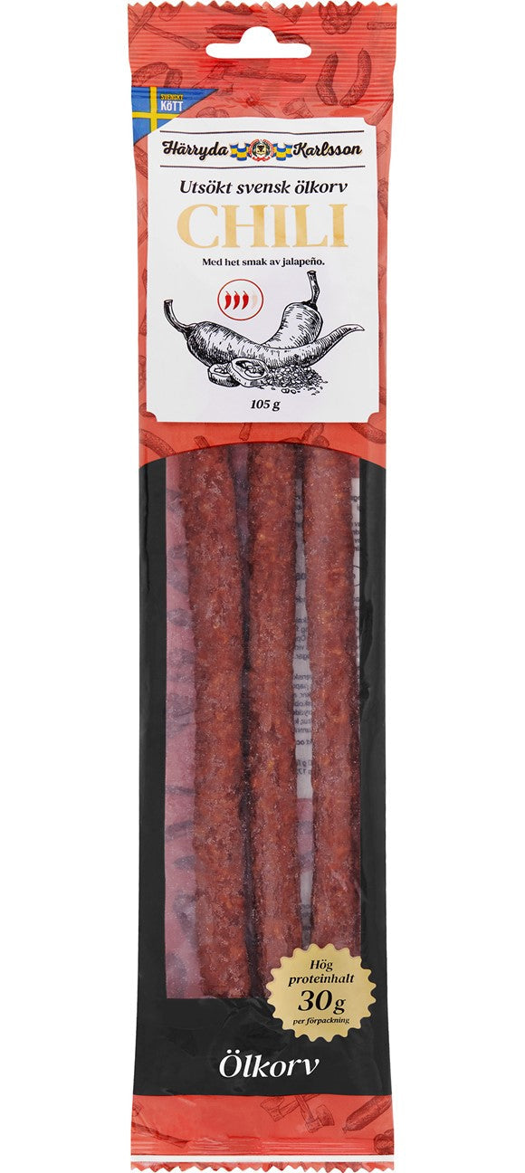 Ölkorv Chili Härryda Karlsson 105g